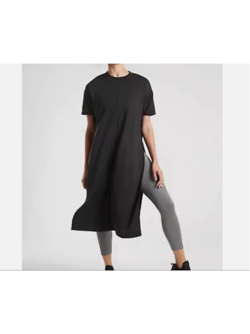 NWT Athleta Sedona Sweatshirt Dress, Black SIZE small modal - Picture 3 of 10